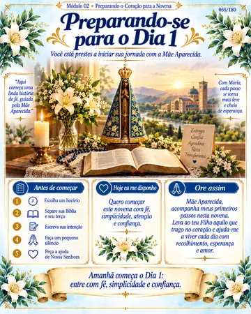 Preparando-se para o Dia 1